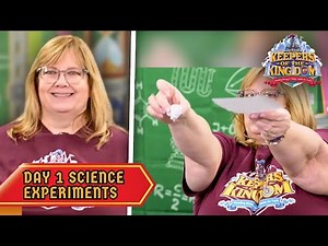 “What’s Up?” & “Light and Dark”! | Keepers of the Kingdom VBS: Day 1 Science Experiments
