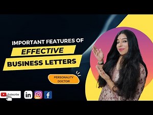 Business Letters | Introduction | Features of Effective Business Letter(Pt-1) || Personality Doctor