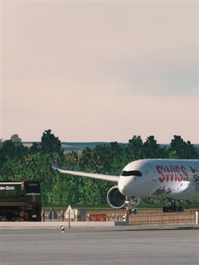 Join now and fly this beauty🤩 #wanderlust #a359 #swiss #aviation #msfs