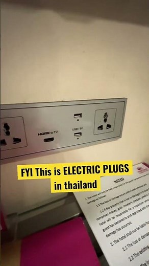 Electric plugs in Thailand #shorts #electronic #thailand