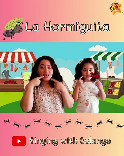 La Hormiguita 🐜 #singingwithsolange #músicaparaniños #songsforkids #viral
