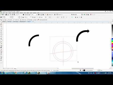 Corel Draw Tips & Tricks Make this Arrow with a curve