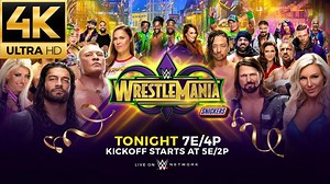 WWE超清4K赛事第34届摔角狂热Wrestlemania大赛