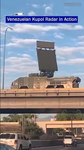 Venezuelan Buk-M2E Kupol Radar Spotted Operating on Overhead Bridge