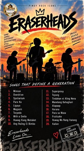 Minsan 🎸 Eraserheads Greatest Hits | Timeless OPM Classics 🇵🇭