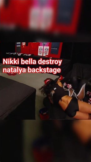 Nikki bella destroy natalya backstage