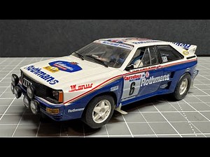 Slot Car Close Up - Fly Audi Quattro, Rothmans Livery #slotcars #audi #audiquattro