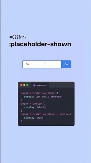 CSS Secret: Auto-hiding Submit Button 🔥 #coding