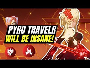 NEW UPDATE! Pyro Traveler Kit, Playstyle, Constellations & Artifacts | Genshin Impact (Speculation)