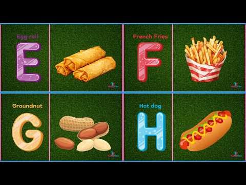 ABC Foods Song | Alphabet Food A-Z for Kids | Food Phonics Song for toddlers #abcsong