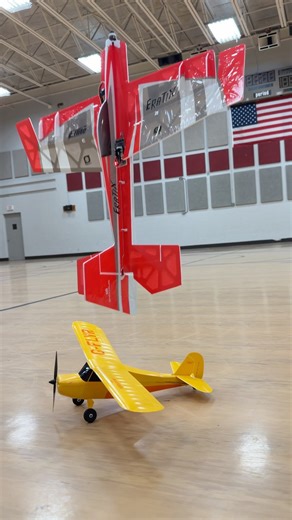 Horizon Hobby on Instagram: "Here's what happens when you put an @efliterc UMX Eratix 3D FF and a HobbyZone Champ Anniversary Special Edition in the same flying space! 🤪🔥 #HorizonHobby #EfliteRC #HobbyZoneRC #RCAirplane"