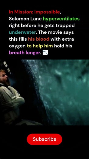 Solomon Lane hyperventilating inside a sinking armored van in Mission Impossible Fallout (2018)