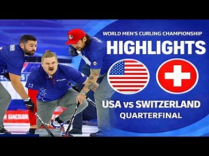 USA vs Switzerland Curling Quarter Final Full Highlights | LGT World Men's Curling Championship 2026