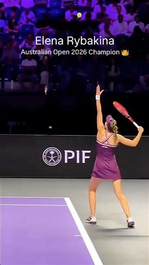 Elena Rybakina Epic Serve in Super Slow Motion 🎾 #Shorts