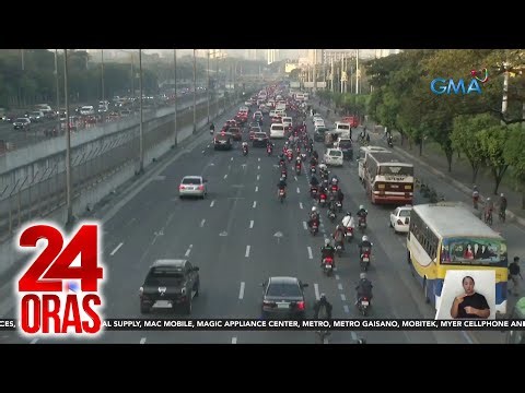 Lifting ng number coding scheme sa Metro Manila, ipatutupad na bukas | 24 Oras
