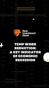 📉 Keeping an eye on temp hiring! 💼 When companies cut down on temp work, it might be a sign of an approaching recession. #economy #finance #tips Want to learn more? Subscribe to our YouTube channel = @ TheRealInvestmentShow | Real Investment Advice