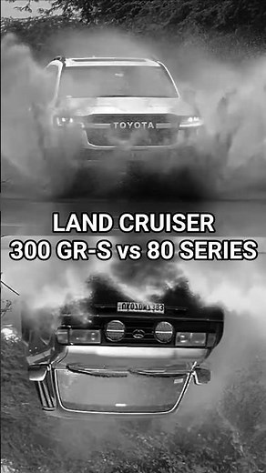 Toyota Land Cruiser 80 series vs 300 GR-S | Full Video at 3PM Tomorrow! | autoX #shorts