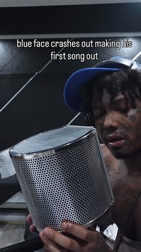 Stream.clipz.daily | blue face crashes out making his first song out #explorepage #blueface #ddg face | Instagram