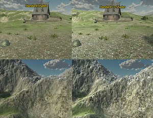 Terrain Shaders  :  compatible with Gaia / Map Magic / World Creator / Unity PBR