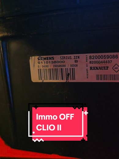 🔧 Renault Clio II – Problème d’antidémarrage ❌ Véhicule qui ne démarre plus ❌ Défaut antidémarrage ❌ Synchronisation calculateur impossible Intervention réalisée sur le calculateur moteur ⚙️ ✔️ Lecture des données ✔️ Correction du système de démarrage ✔️ Reprogrammation du calculateur ✔️ Tests de validation Résultat : 🚗 Démarrage du véhicule rétabli ⚡ Fonctionnement moteur normal 📦 Intervention possible à distance (envoi calculateur) 📩 Contact en message privé — 3FB Reprog @AUTOMAG DENAIN @3