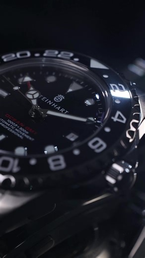 Ocean GMT 39 NOVA Black Built for precision… ready for every journey. Swiss Made automatic GMT with a second time zone in a compact 39 mm case.