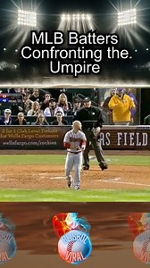 MLB Batters Confronting the Umpire #baseball #MLBB #MLB #mlbbhighlights | Beisbol Viral