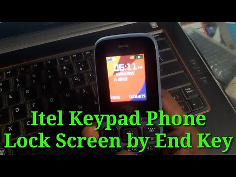 Itel Keypad Phone Lock Screen by End Key Disable Setting | Itel Keypad phone Auto ScreenLock Setting