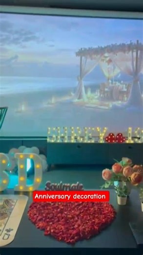 Anniversary decoration 💐 #viral #trend #travel #love #happy #song