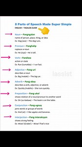 2.5M views · 19K reactions | Parts of speech. #partsofspeech #learnenglish #learning #englishlearning #englishvocabulary #everyone #followers | i.Assist | Facebook