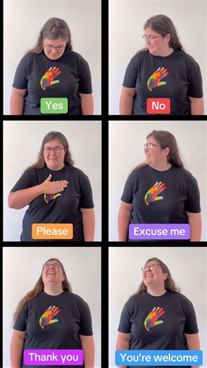 How to sign Yes, No, Please, Excuse me, Thank you, You’re Welcome in ASL | Beginner Convo Essentials