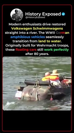 When WW2 German Cars Became Boats 🌊🚗