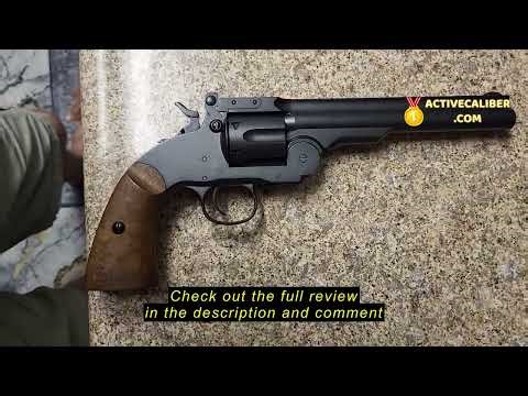 Review Bear River Barra Airguns Schofield No. 3 CO2 Revolver .177 Caliber Full Metal Replica with 7-