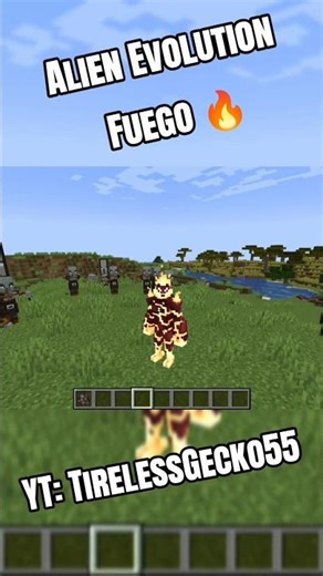 Mod ALIEN EVOLUTION (Fuego 🔥) 🙃😉😎 #minecraft #minecraftmods #minecraftben10