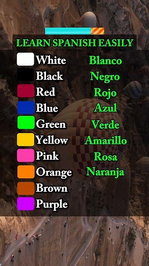 Colors in Spanish #learnspanish #easyspanish | Easy Spanish