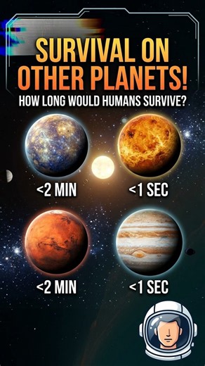 How long would humans survive on other planets? | SP #science #facts #knowledge #earth #trending