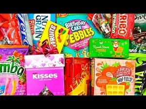 SNACK PARTY Tostitos Dove Hershey's Zero Toblerone Chocolate Nutri-Grain Cereal Pretzels Gummies