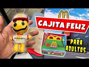 La Cajita Feliz PARA ADULTOS 🤯 WTF!! Así es la nueva promoción de McDonald’s | Papi Toys #mcdonalds
