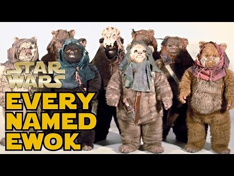 Every Named Ewok in Star Wars Canon - Star Wars Explained