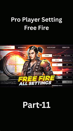 Free Fire on Instagram: "Free Fire Setting | Control Setting Free Fire | 2025 Pro Player Setting Free Fire | Free Fire | FF . . Credits - WhitePro Gaming ( Youtube ) . . #freefire #gamingchannel #gaming #headshots #GAMER #roomgamer #trick #tips #totalgaming #gyangaming #ajjubhai #raistar #amitbhai #contentcreators"
