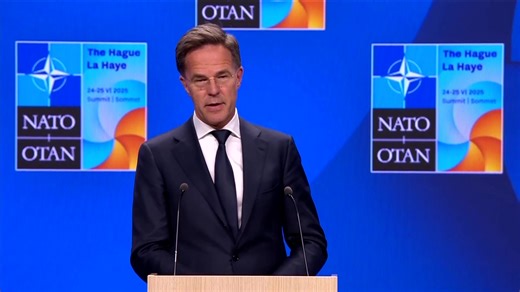 500K views · 10K reactions | US strikes on Iran over the weekend did not violate international law, NATO chief Mark Rutte told reporters ahead of a summit for the military alliance, adding that Iran must not develop nuclear weapons https://reut.rs/4kWdbPS | Reuters | Facebook