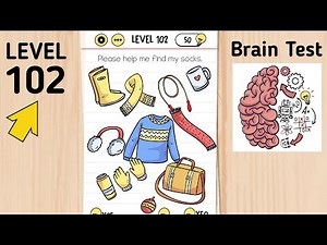 Brain Test Level 102 Please Help Me Find My Socks.