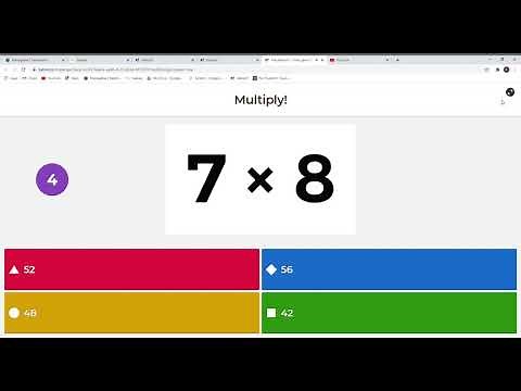 Kahoot! Game math learning part 1