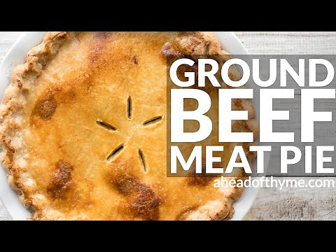 Ground Beef Meat Pie
