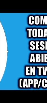 COMO VER TODAS MIS SESIONES ABIERTAS EN TWITTER (APP/CELULAR)