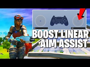 *New* Boost Linear Aim Assist By Changing Deadzones (Best Fortnite Settings)