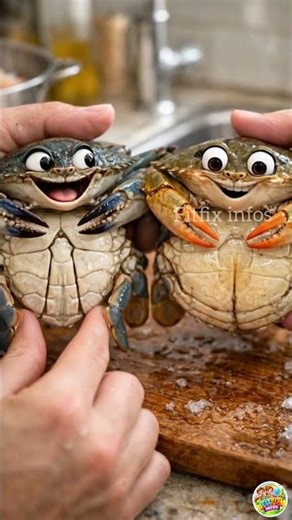 99% People Don’t Know Crab Difference! | Male vs Female Crab–Which One Is More Tasty?🦀😳#fitfixinfos
