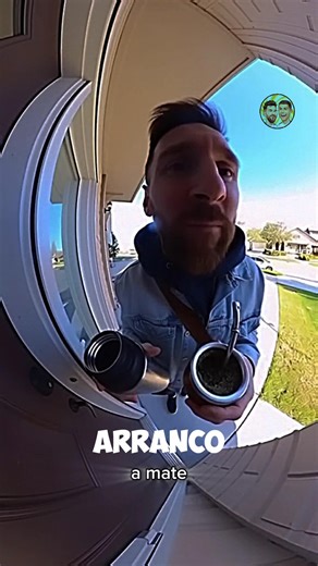 Messi asking for hot water for his Mate! 🤣🇦🇷 #messi