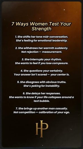 7 Ways Women Test You | Feminine & Masculine Psychology Explained
