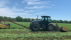 First cutting of alfalfa is here! It was delayed a bit by the bad freezes and there's a lot of weeds but we'll take what we can get 👍 | Peterson Farm Bros