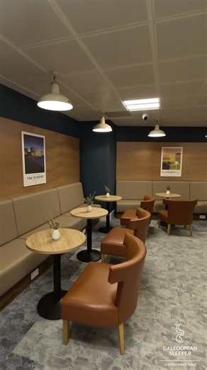 Introducing the Caledonian Sleeper Euston Guest Lounge. #trains #trainstation #caledoniansleeper #lounge